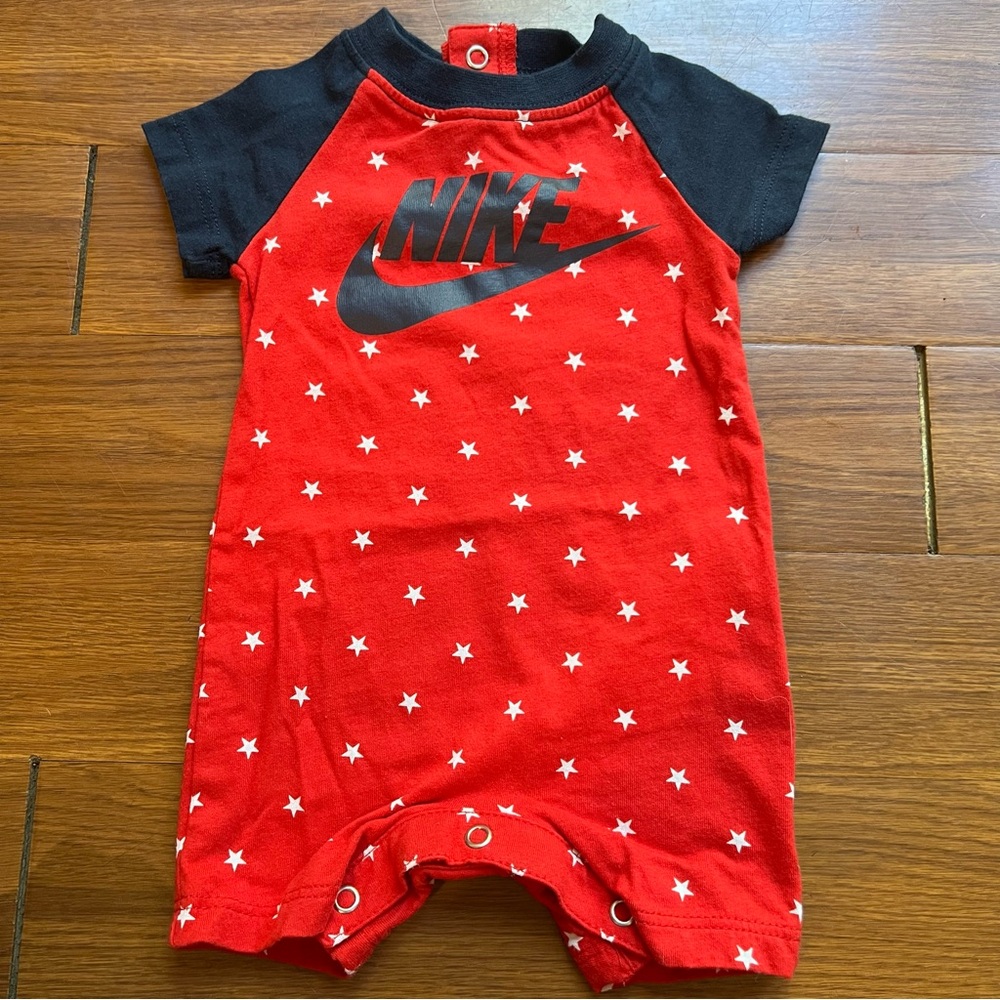 🌴Boys Nike Short Sleeve Romper
